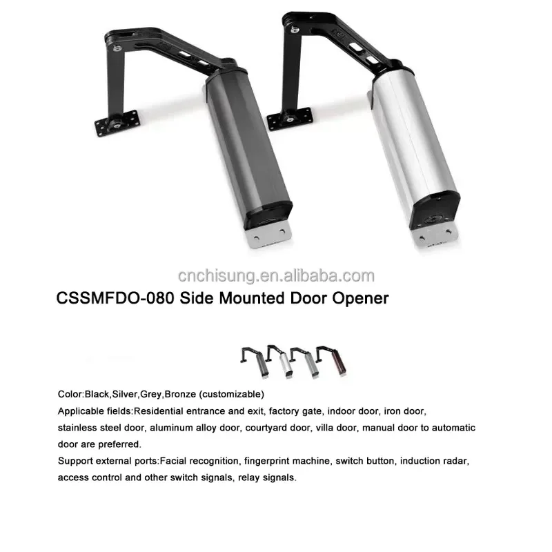 Heavy Duty 250kg Automatic Swing Door Opener Electric Gate Operator with Arc Arm Waterproof Motor for Outdoor Community