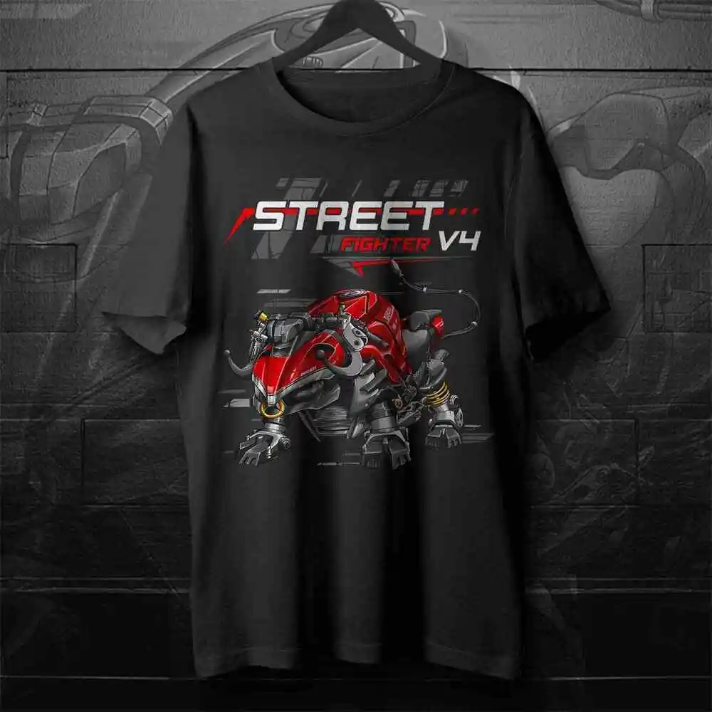 Streetfighter V4 Motorcycle T-Shirt for Sportbike Riders