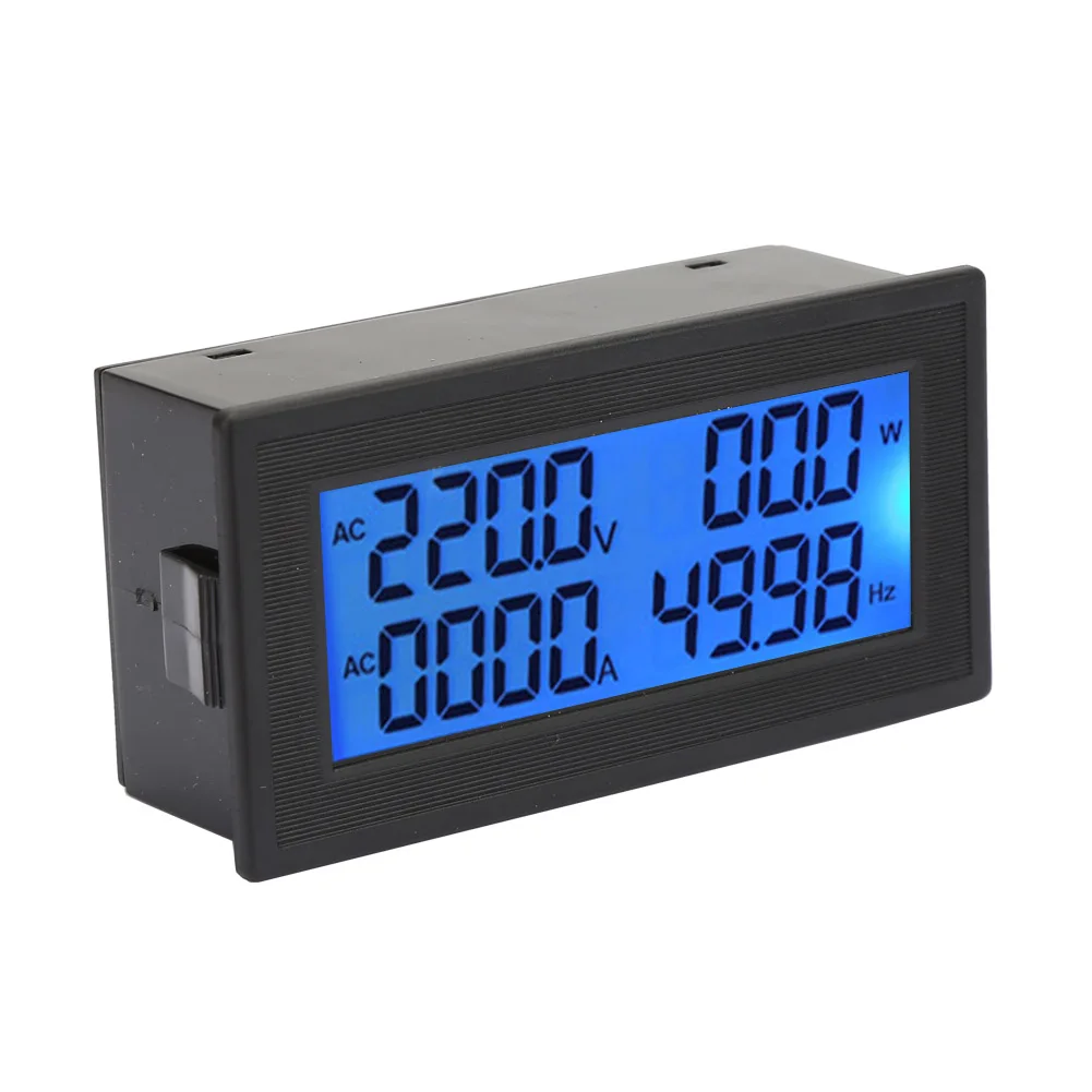 AC Voltmeter Frequency Meter Power Factor Meter YB5140DM Multi Function AC  Meter Voltmeter 0~20A Digital Display 60~500V