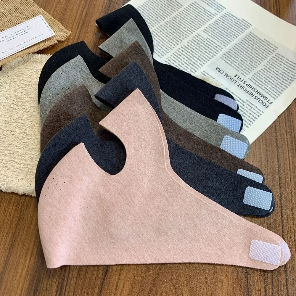 Face Cover Soft Winter Cycling Face Mask Plush Windproof Full Face Mask Warm Solid Color Outdoor Sunscreen Mask Running