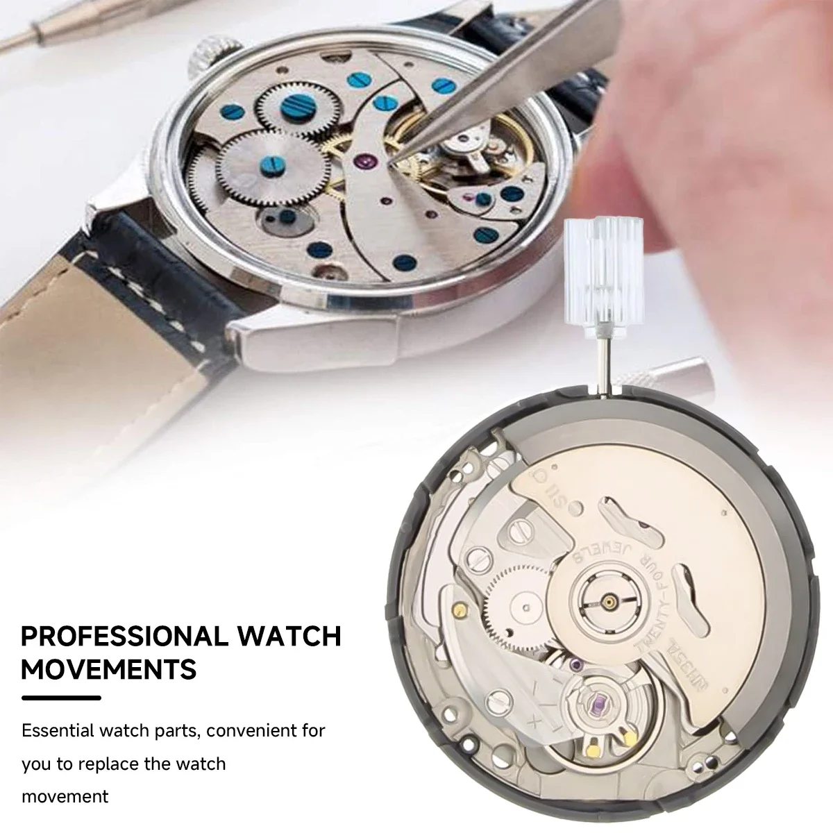 NH71 NH72 NH70 High Accuracy Skeletonized Golden Movement Automatic Self-winding 24 Jewels Mechanism Modification Parts