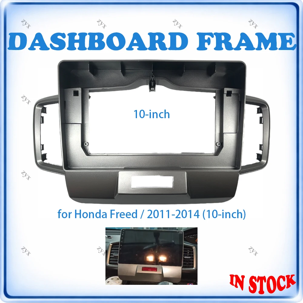 

Car Radio Fascia Frame For Honda Freed 2011-2014 10 inch Wiring Harness Power Cable Car Accessories Plug & Play