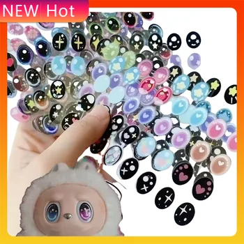 17公分DIY Labu扁平眼貼 16對 10*14毫米改良臉部化妝貼紙 V1v2 娃娃愛好者的精美禮物 8 最佳銷售 勞力士貼紙 - №2