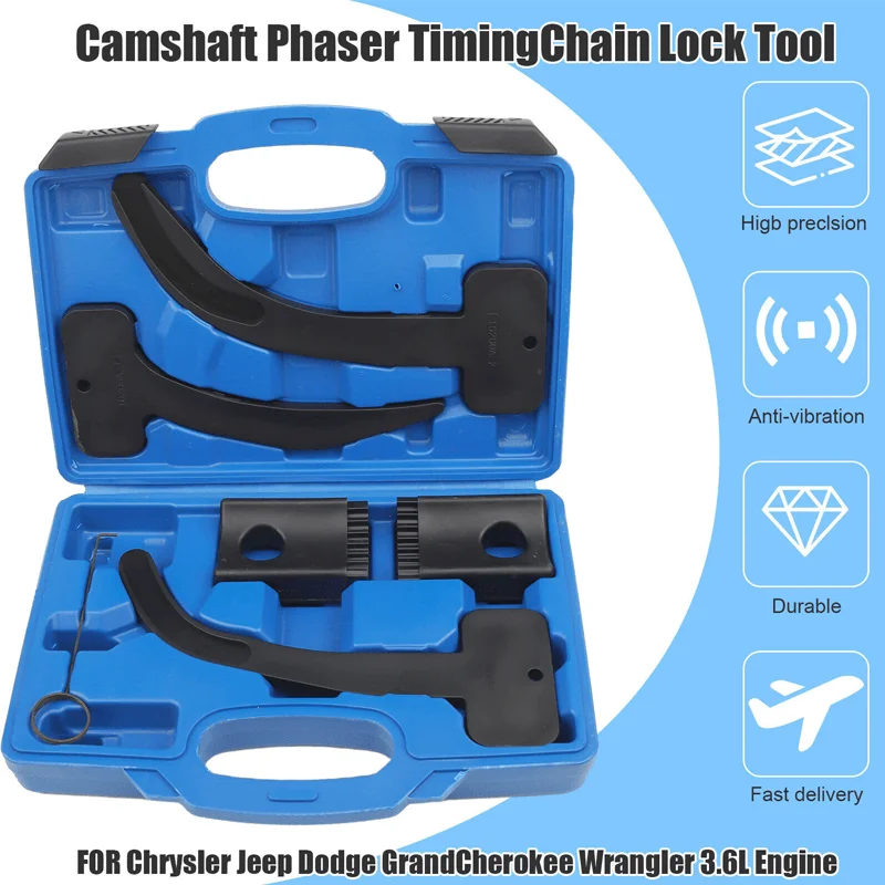 

Camshaft Phaser Timing Chain Tools For VW Chrysler Dodge 3.6L 10200A 10202 10369A Special Tools Dual Cam Phaser Locking Set