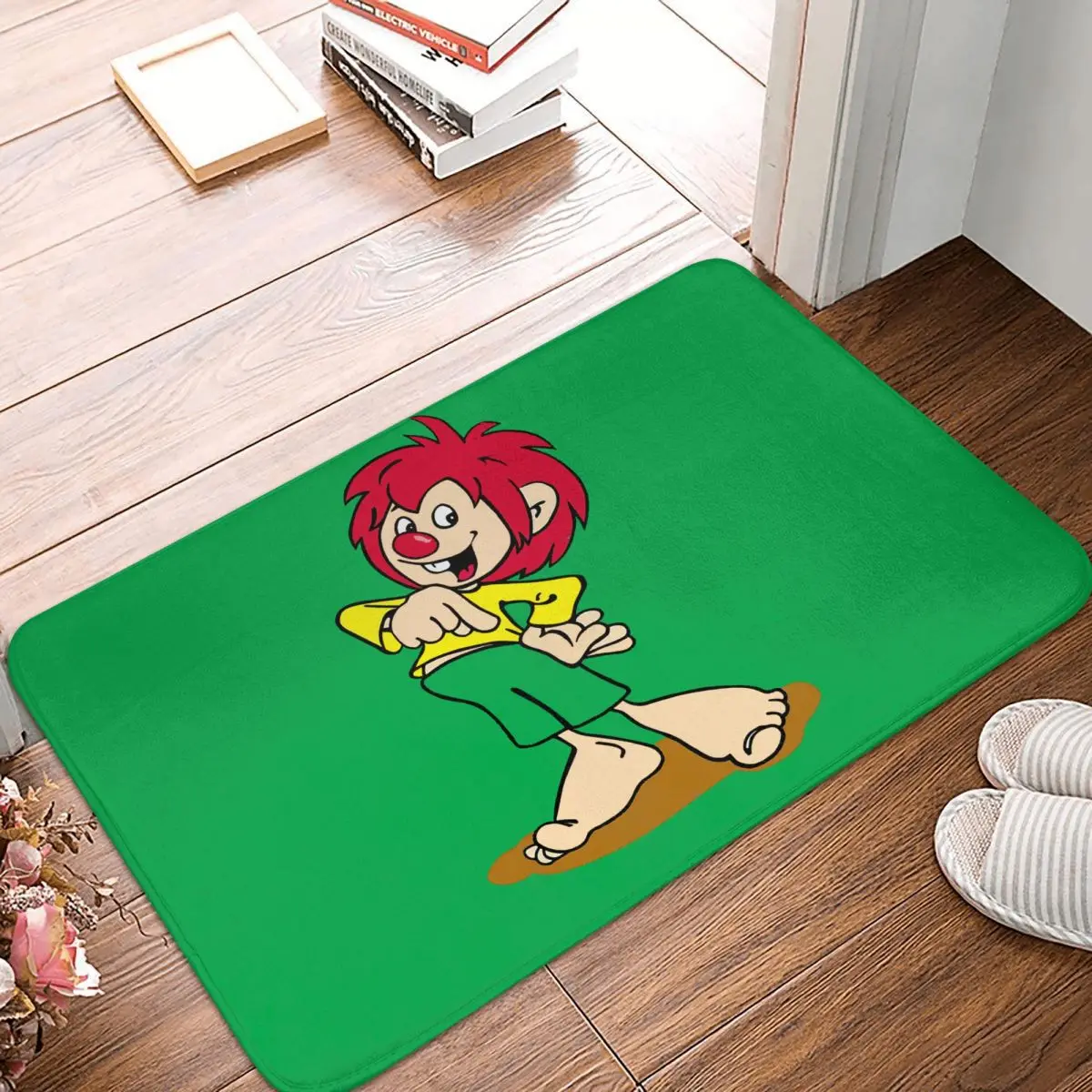 Pumuckl Non-slip Doormat Little Pumuckl Is An Invisible Goblin For Everyone With Red Hair Living Room Kitchen Mat Welcome Carpet