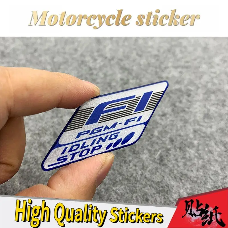 FI System Logo BLUE CORE Reflective Decal Stickers Moto Team Motorcycle Sticker For Fi FUEL INJECTION Accessoires Soft Rubber