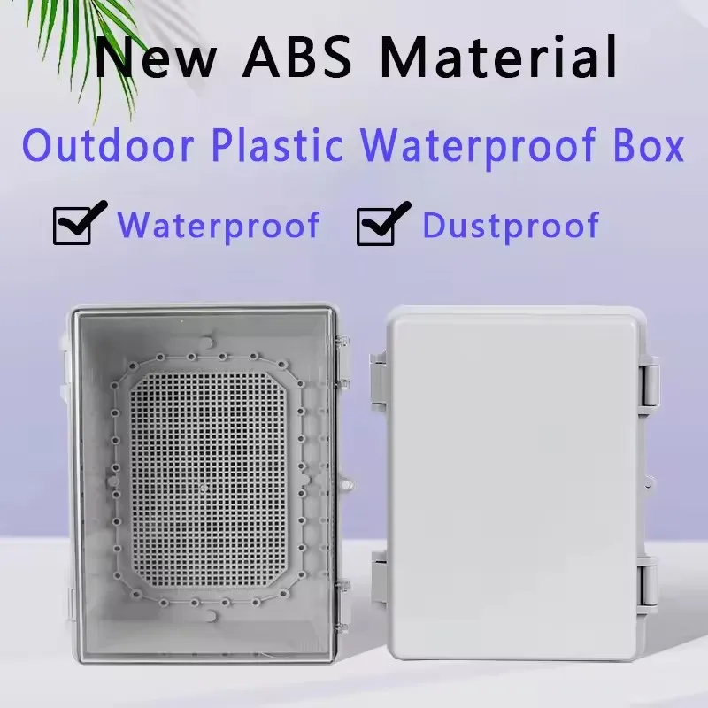

IP66 Водонепроницаемая пластиковая распределительная коробка для проводов ABS Открытый электронный инструмент Серый/прозрачный корпус распределительной коробки