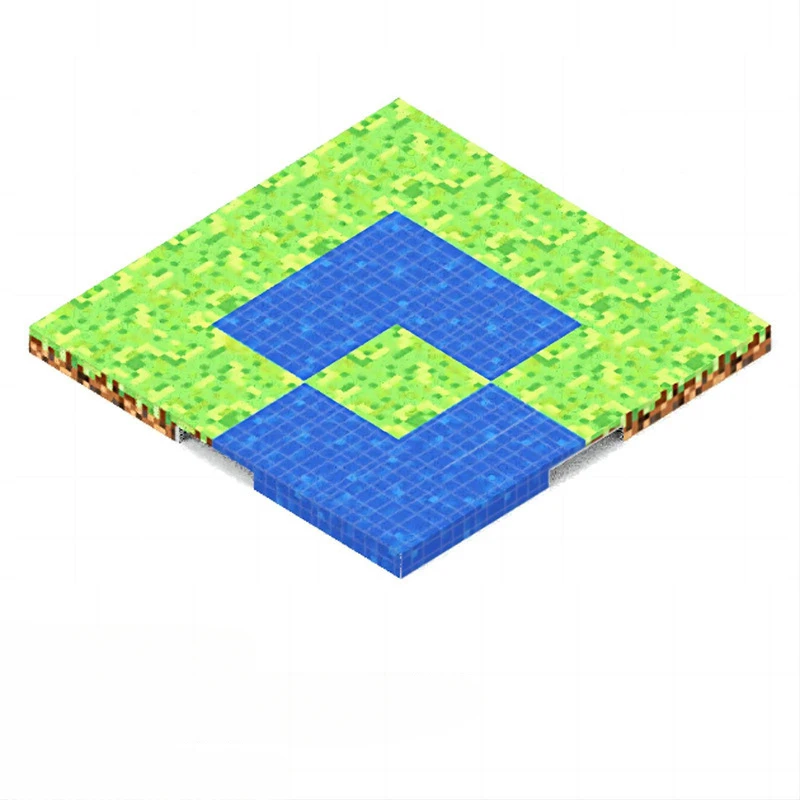 Magnetische bodemplaat Verscheidenheid grondplaten Match Mine World Magnetische bouwstenen Speelgoed voor jongens en meisjes Kinderen cadeau