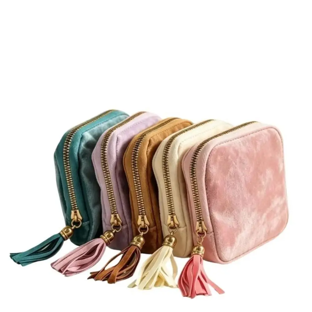 Large Capacity 6-Layer Jewelry Storage Bag Portable Elegant Women's Wallet Anti-friction Anti-Scratch Travel Jewelry Case Bangle