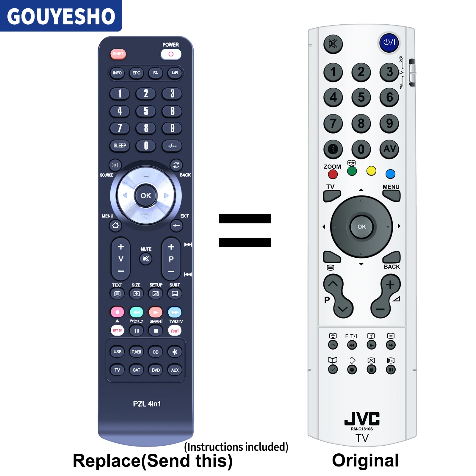 For Jvc RM-C1816S T… - image