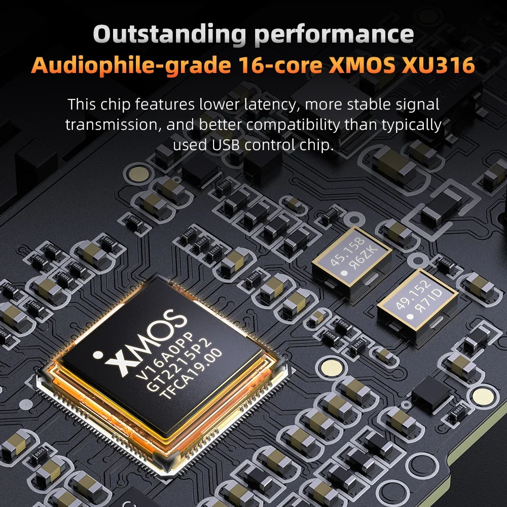 مكبر صوت داك USB محمول من FiiO ، جهاز فك تشفير HiFi ، ثنائي ES9069Q ، dsm768 ، DSD512 ، Output ، Android ، iOS ، Mac ، Win ، KA17