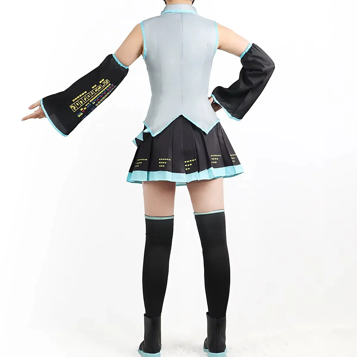Anime Figures Performance Clothes Miku Cosplay Costume JK Skirt Wig Accessories For Halloween Carnival Party Comic Con
