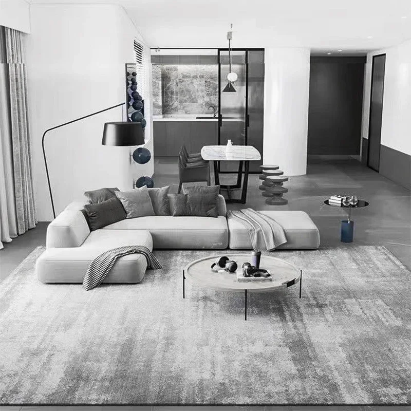 Modern Abstract Carpets for Living Room Non-slip Light Luxury Home Decoration Bedroom Decor Floor Mat Washable Large Area Rugs