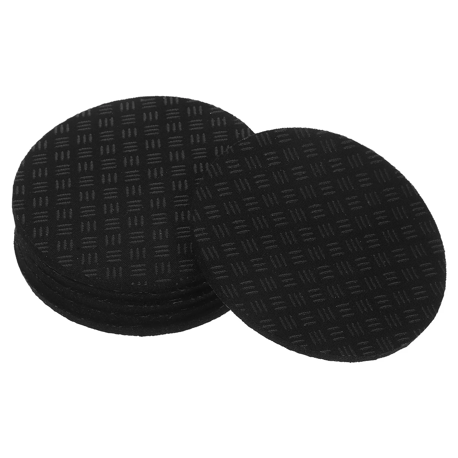 6 Pcs Isolation Pads Adjustable Feet Mat for Treadmill Floor Equipment Exercise Black Heavy Duty Absorption