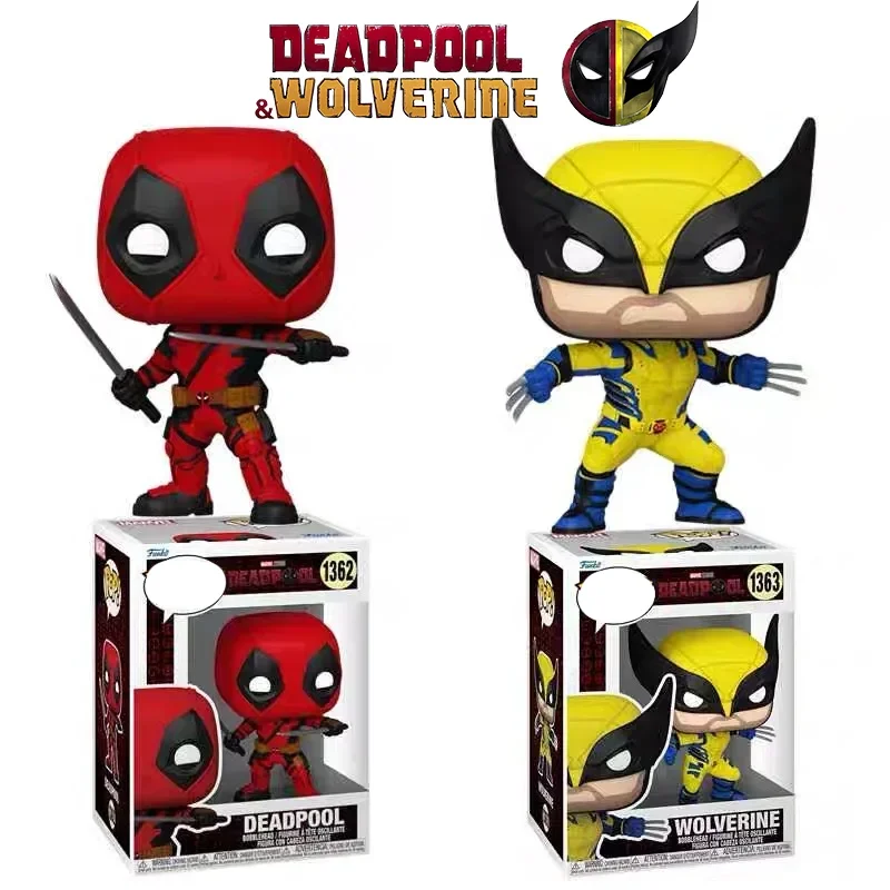 Deadpool Wolverine Action Figures Anime Marvels Model Dolls Home Room Pendant Decorations Kids Classic Toys Boys Birthday Gift