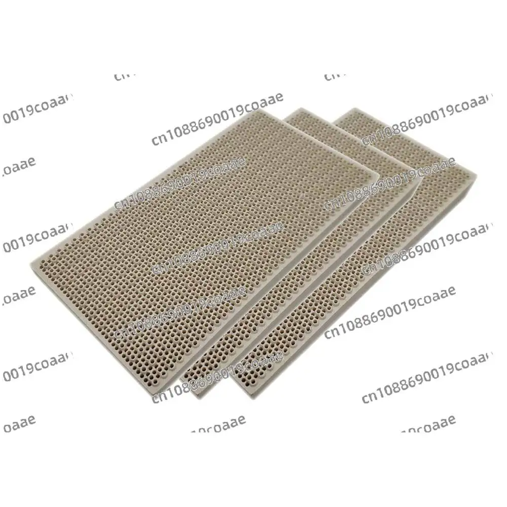 BEHAIVAN Propane LPG Gas Heating Appliance Burner Parts Honeycomb Ceramic Plate 145*75*14mm Heater High Burning Effeciency 3PCS