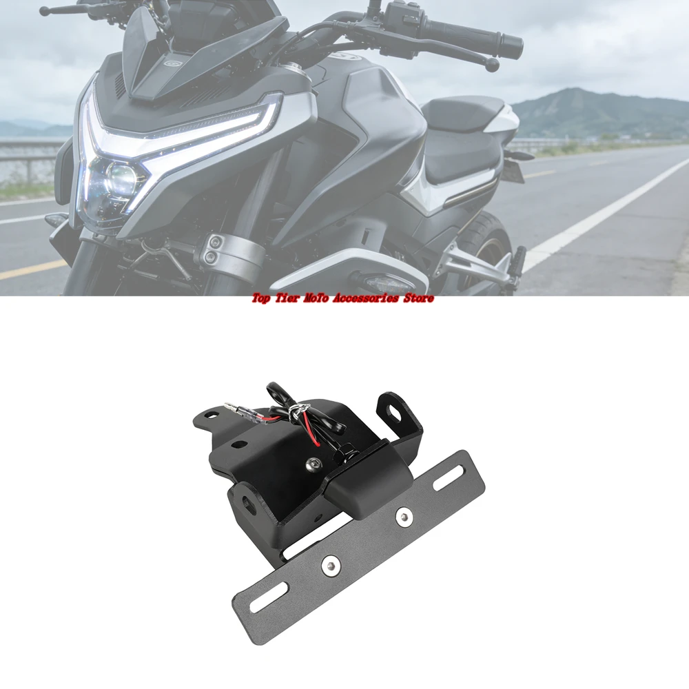 Motorcycle License Plate Holder Fender Eliminator Tail Tidy LED Light New 2022-25 Fit For CF-MOTO 450SR 300SR 250SRS 450SS 450NK