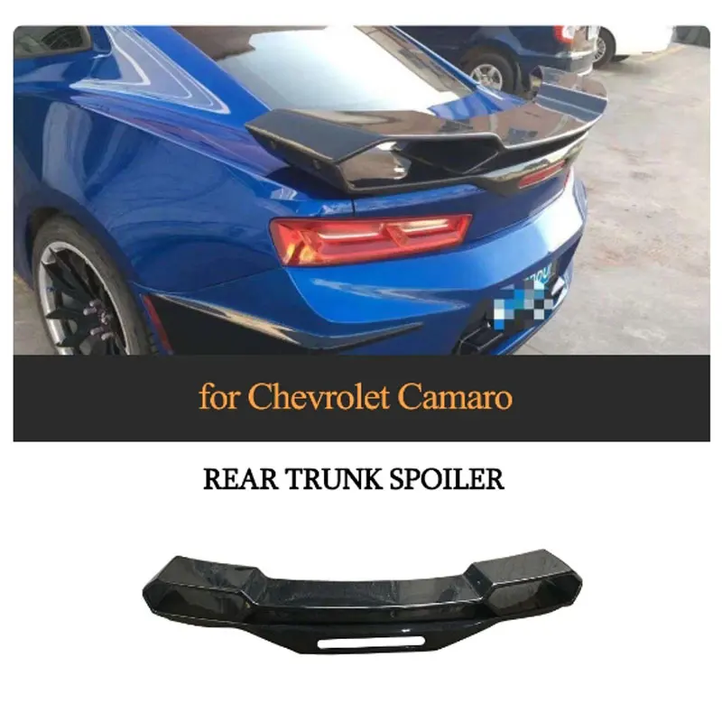 

For Chevy Chevrolet Camaro 2014 2015 2016 2017 2018 2019 2020 2021 2022 Real Carbon Fiber / FRP Car Rear Wing Trunk Lip Spoiler