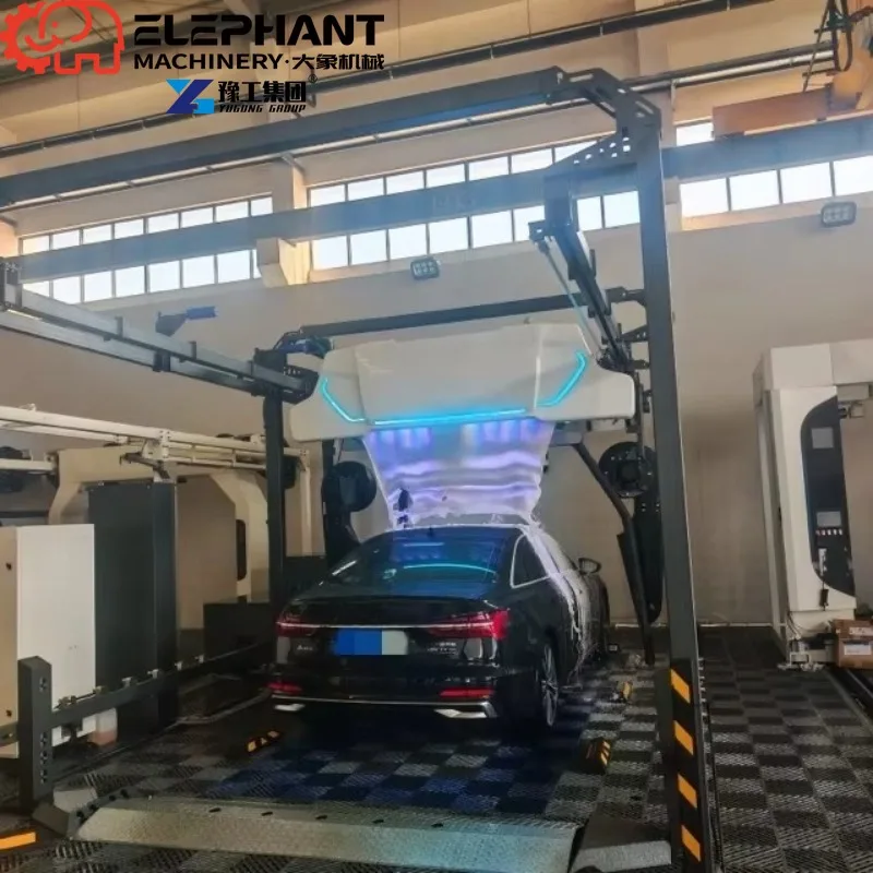 18.5KW Electric Touchless Car Wash Machine System With Water Recycling CE Certified High Pressure 0.5MPa Air Blower