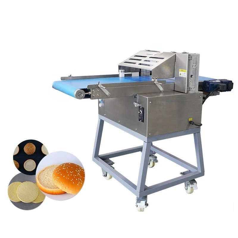Hamburger Embryo Bread Embryo Horizontal Cutting Machine Biscuit Slicer Half Cutting Machine Baking Equipment