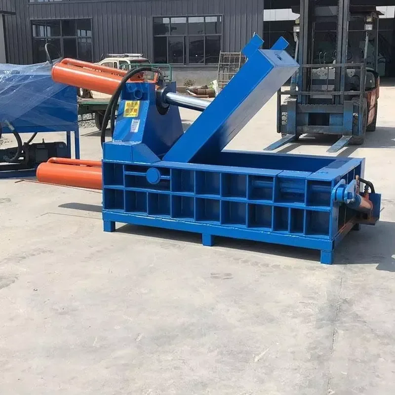 Crusher 125T Hydraulic Aluminum Can Pressing Machine Scrap Iron and Steel Baler Forming Machine