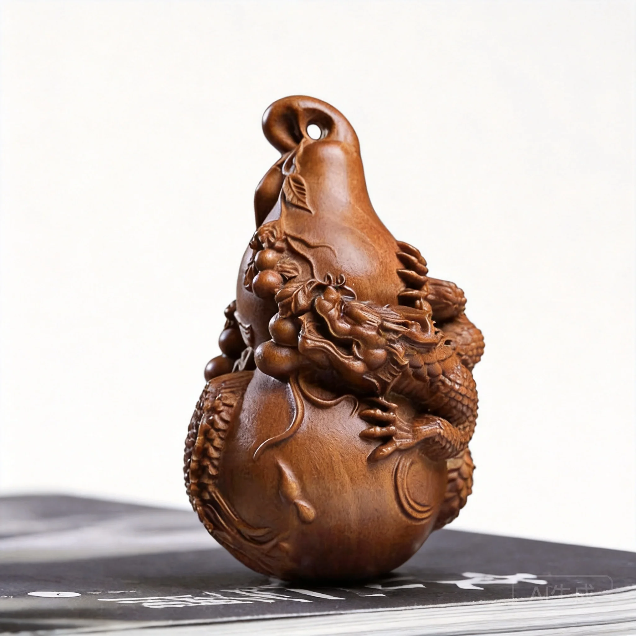 ciondolo-decorativo-portatile-in-legno-intagliato-stile-cinese-anno-del-drago-portafortuna-e-benedizione-quattro-opzioni-di-legno