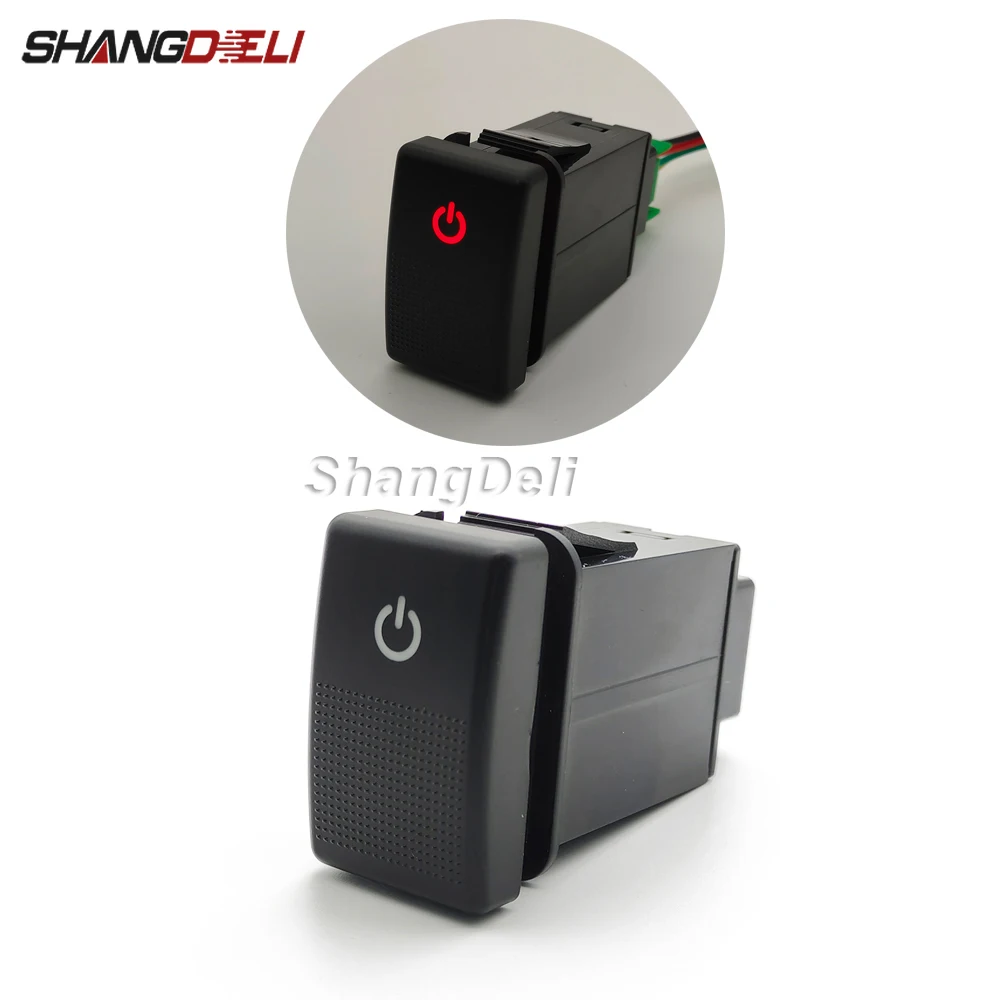 Auto LED DRL Light power supply On Off switch fan Rear Fog Light Steering Sheel heating push Button for Mazda 5 for Mazda 6