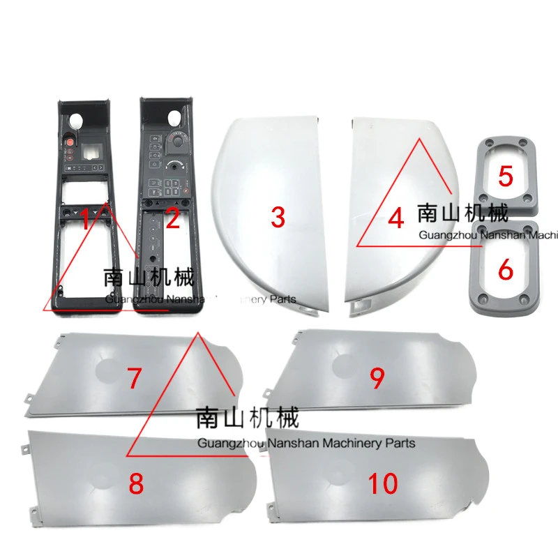 

For Sumitomo Sh60 120 200a1/a2 Armrest Box Shell Control Rod Handle Decorative Panel Excavator Accessories