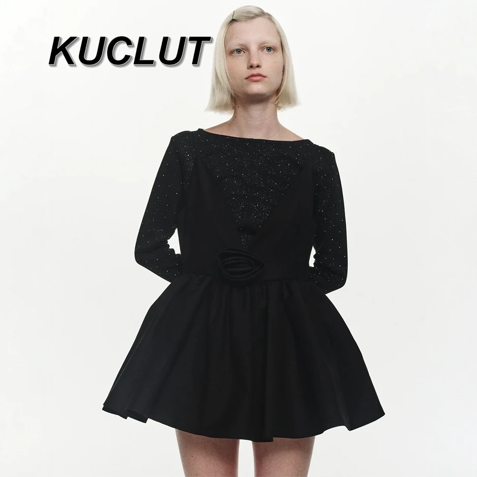 

Элегантные базовые топы в японском стиле, осенне-зимний лоскутный пуловер, футболка с длинными рукавами, женские футболки с блестками и стразами