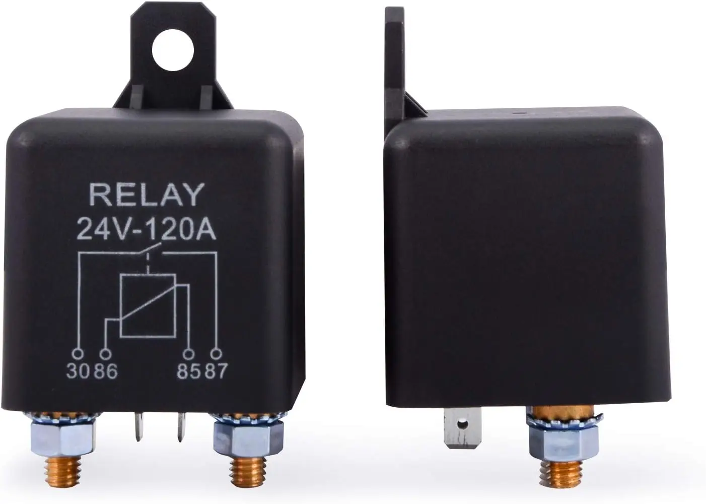 Car Truck Boat Switch 24VDC 120A SPST 4pin Relay Heavy Duty Split Charge Starter Relay