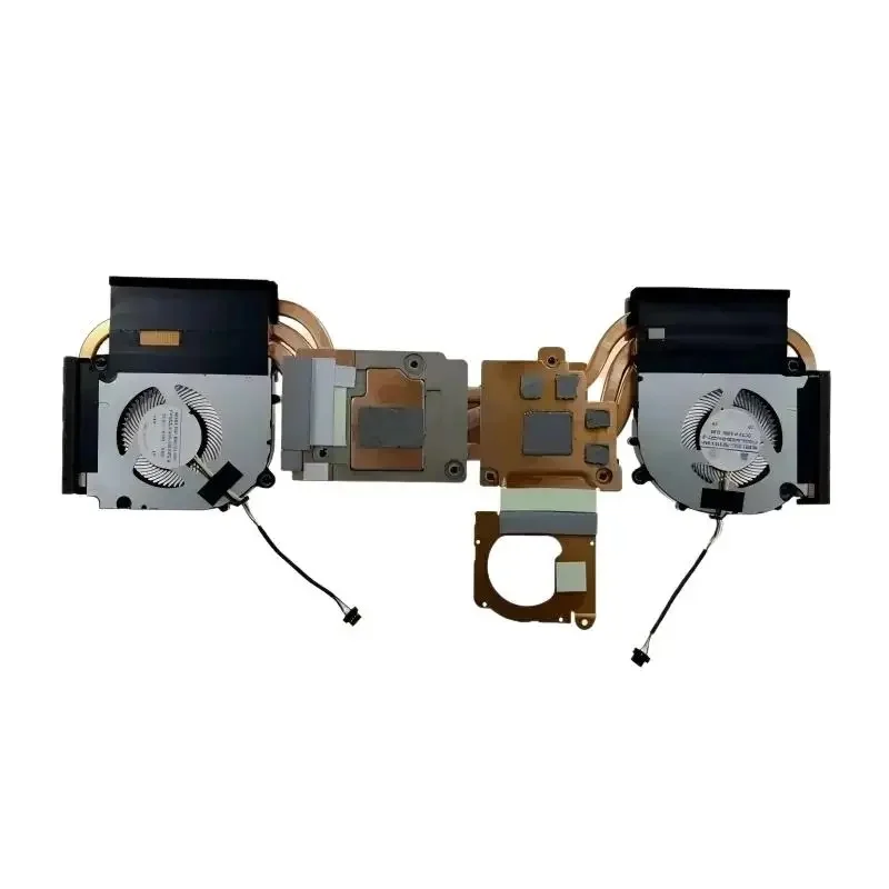 Laptop CPU+GPU Radiator with fan set for Gigabyte G6X 9KG 2024 4060 fan cooler module 6-31-V365N-101-Y+d