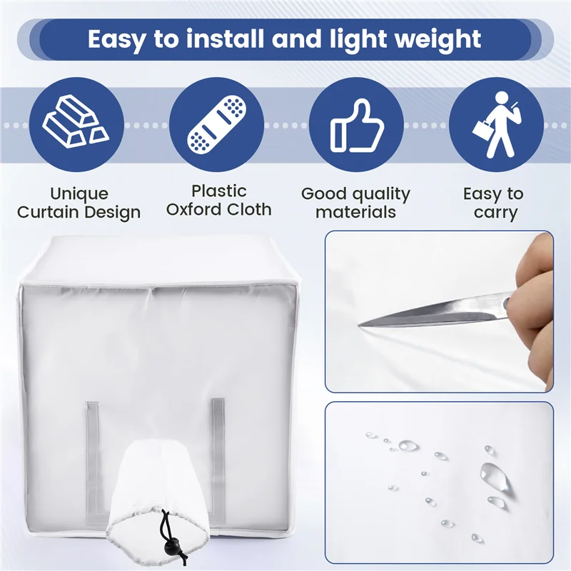 

AAAN-портативный аэрограф для распыления краски, 15-дюймовый с фильтром и занавеской, инструмент для проектов DIY