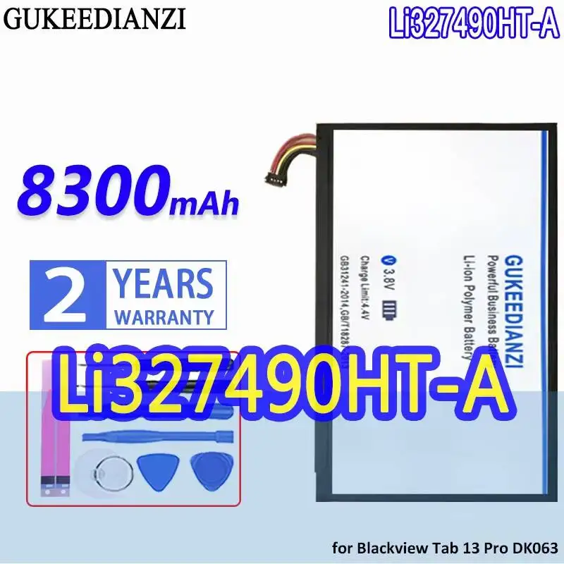 

High Capacity For Blackview Tab 13 Pro DK063 8300Mah Li327490ht-A Environmentally Friendly Tablet Battery