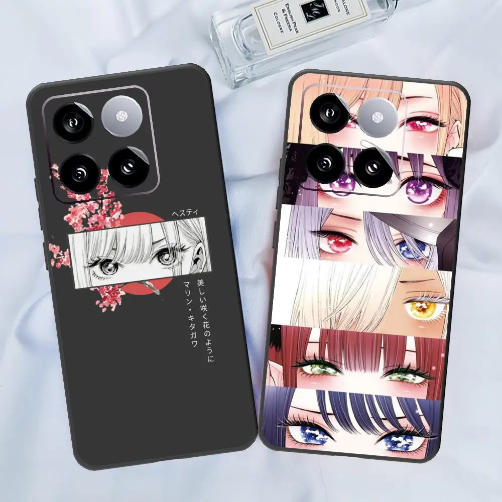 My Dress-Up Darling Phone Case For Xiaomi 14 Ultra 14 13T 13Pro 13 12T 12 11T 11i 11 Black Silicone Case