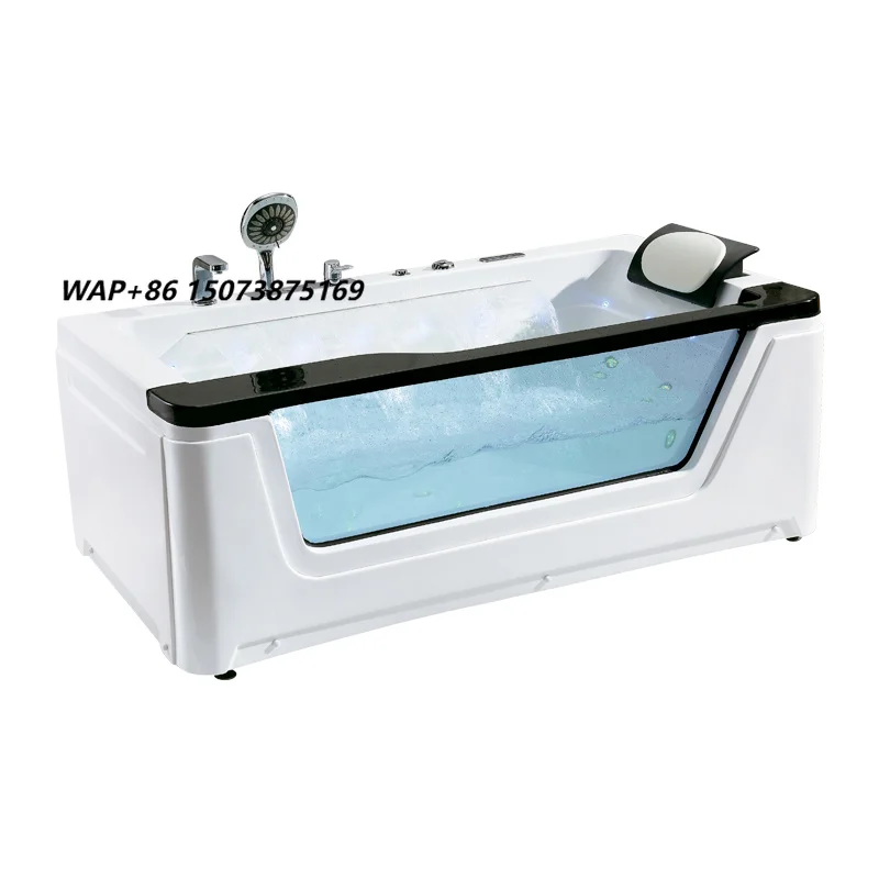 Electronic Bathroom Soaking Tub Acrylic Comfortable whirlpool Massage Bathtub for Relax