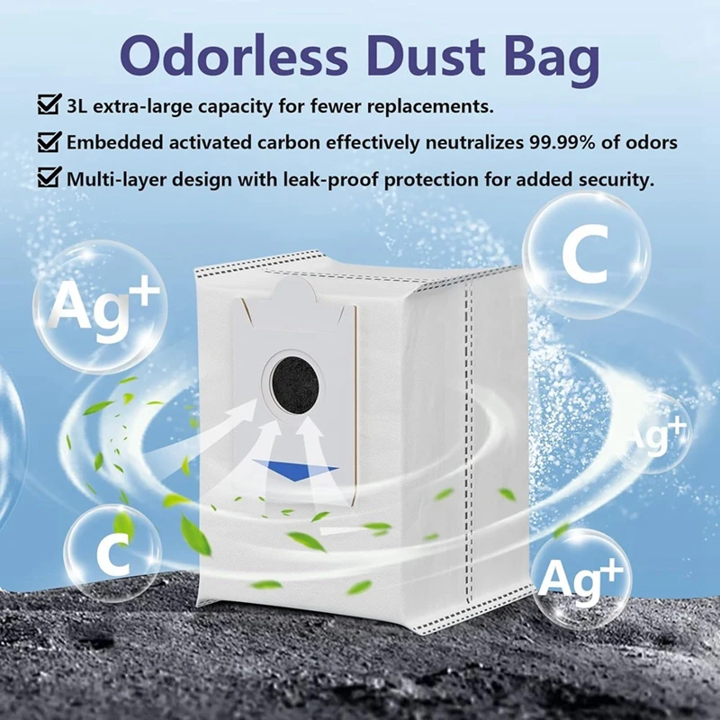 NEW-For ECOVACS Deebot T30S Omni/Max/Pro, T30S Max Robot Vacuum Cleaner Main Side Brush Hepa Filters Mop Cloth Bags