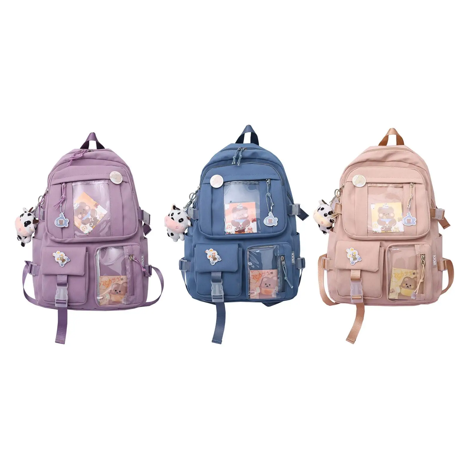 Women Backpack Lightweight Cute with Side Pockets Laptop Travel Bag for Lady