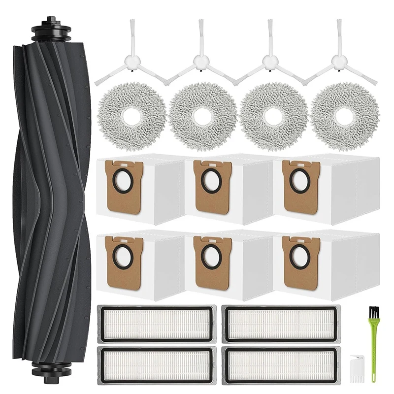 قطع غيار مكنسة كهربائية روبوت ، مجموعة ملحقات مع أكياس غبار ، ممسحة مسح ، ملحقات لدريم L10s ألترا ، L10 ألترا