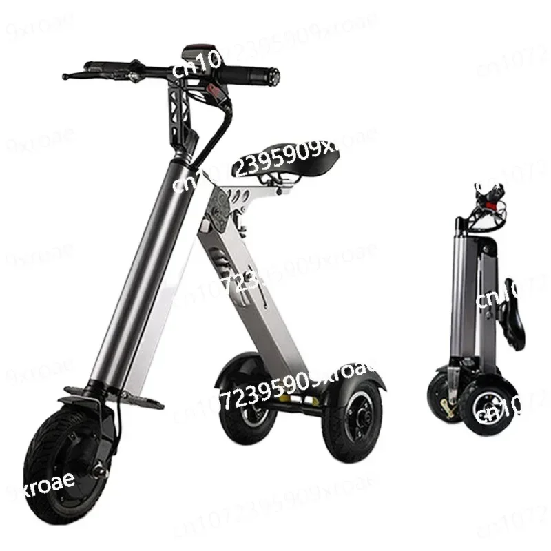 

Ultra light portable bicycle Adult men and women Small battery car Electric tricycle Folding electric car