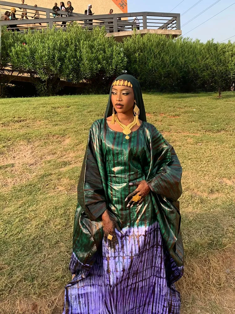 New Plus Size African Elegant Classic Print Gown, Style for All Seasons Birthday Party