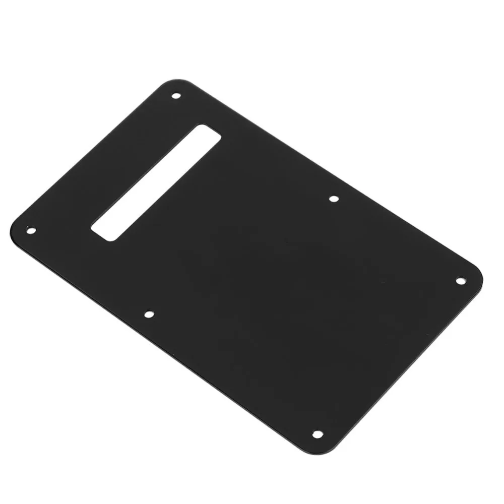 Metal Electric Guitar Backplate 6 Hole Silver, Black, Gold, Red Bronze, Orange Back Plate Guitar Pickguard Electric Guitar view 2