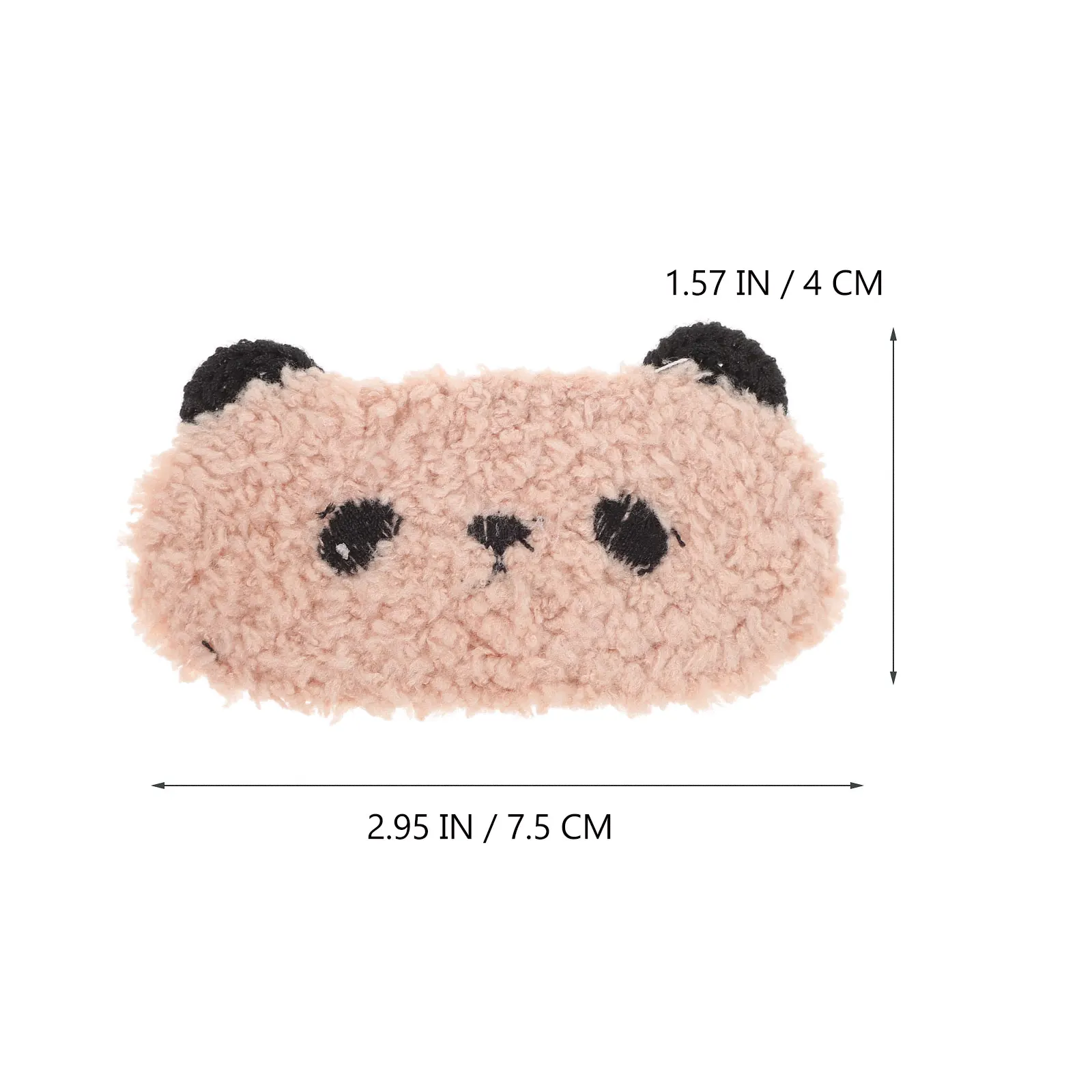 

4pcs Panda Bear Clips for Girls Animal Accessories Cute Hair Barrettes Stylish Hair Clip Yarn Barrette Claw Clips Daily
