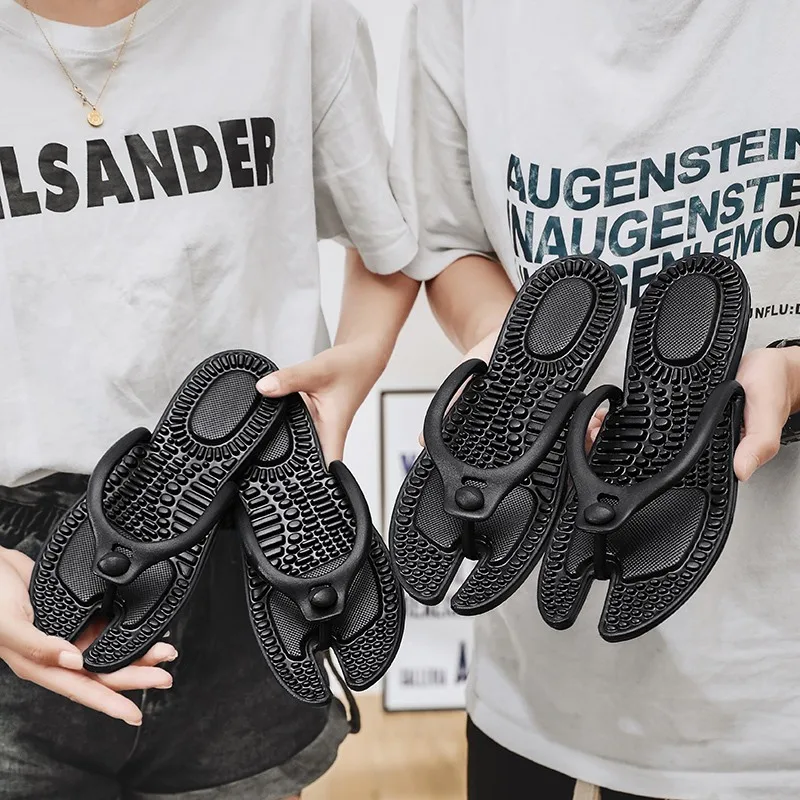 Foldable Hotel Couple Slippers Brand Summer Soft Flat EVA Unisex 2023 Indoor Lightweight Non Slip Man Women Sandals Wholesale