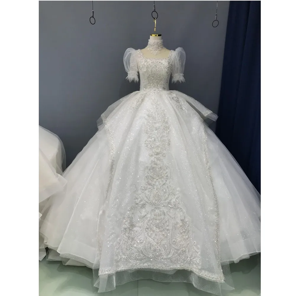 

Kisswhite Xlove Collection 2024 long sleeves puffy Princess Ball Gown Wedding Dresses