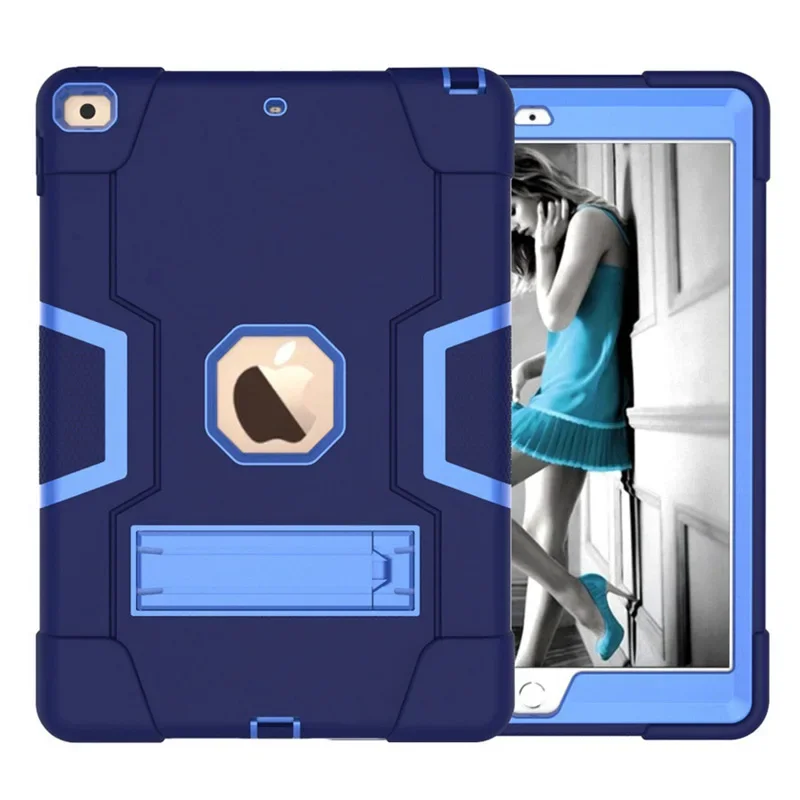 EVA Armor Case For iPad 10.2 inch 2019 2020 2021 For iPad 7 8 9 Heavy Duty Silicone PC Hard Stand Drop Shock Proof Tablet Cover