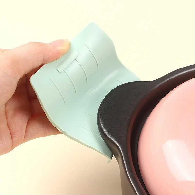 Silicone Heat Resistant Pot Handle Holder, Cast Iron Grip Protector, Anti-scald Kitchen Gadget - view 3