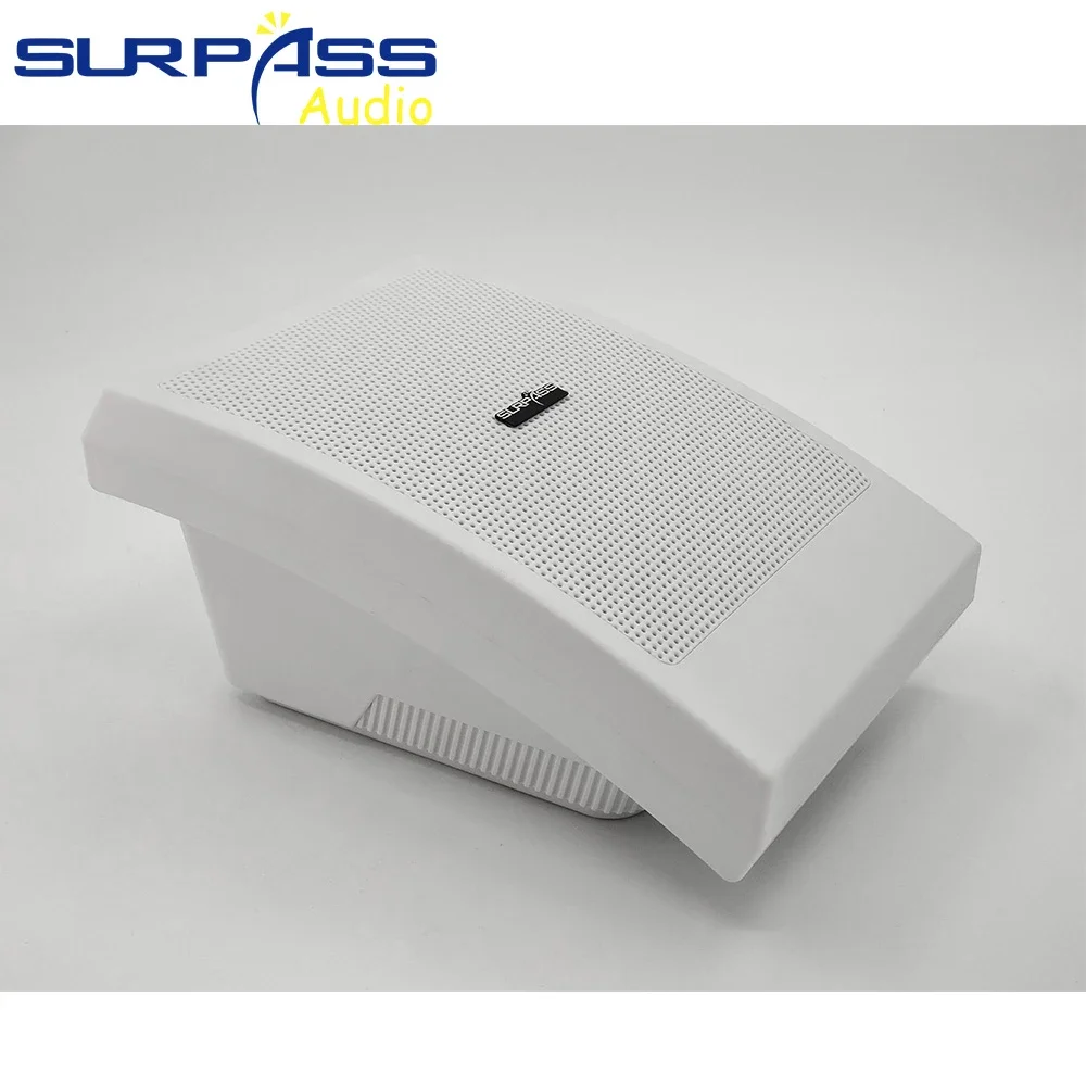 6.5" Wall Speaker Passive PA System Surround High Stereo Sound Home Audio Public Address Loudspeaker Background Music for School