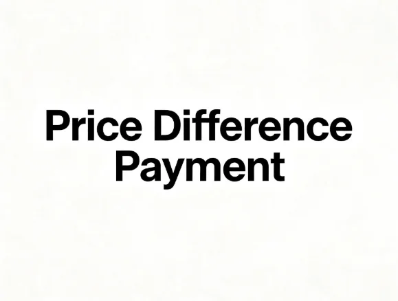 Special‑purpose link for price difference supplementary payment