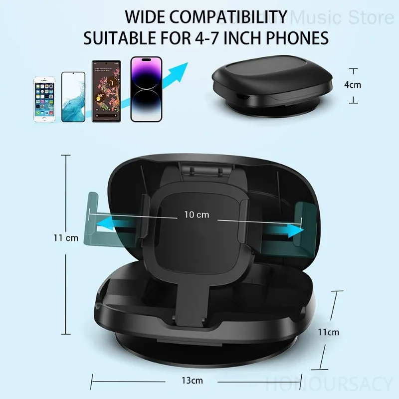 

Universal Car Phone Holder GPS Navigation Dashboard Phone Holder For Mobile Phone Clip Fold Holder Phone Mount Stand Bracket