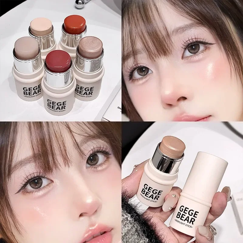 Wet and Bright High Light Eye Shadow Highlighter Stick Outlines Natural Makeup Effect Shimmer Facial Brightening Korean Cosmetic